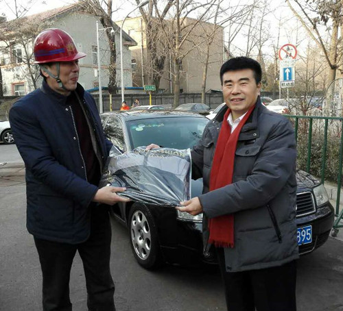 New Year’s Greetings to Frontline Workers : GM Pays Visit to Qijiayuan DRC Improvement Site
