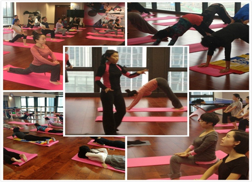 AIIB Project Office Provides Hatha Yoga Training Sessions