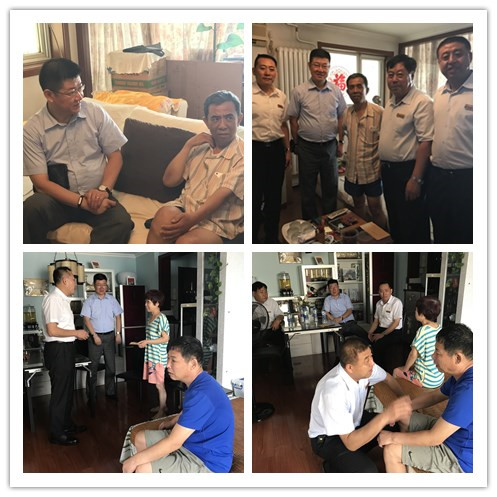 HSC Leaders pay visit to employees on sick leave