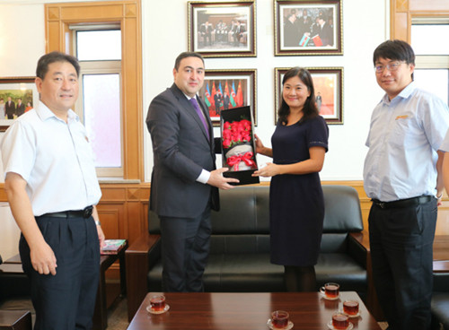 Property Management Qijiayuan DRC Calls on New Azerbaijan Ambassador